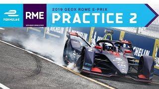Practice 2 LIVE! 2019 GEOX Rome E-Prix | ABB FIA Formula E Championship