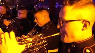 Marine Band San Diego Preforms the Christmas song Sleigh Ride on Dec. 01, 2020.
