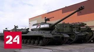 На Урале воссоздали легендарный пятибашенный танк Т-35 - Россия 24