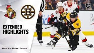 Ottawa Senators vs Boston Bruins | Nov.02, 2019 | Game Highlights | NHL 2019/20 | Обзор матча