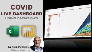 Create COVID live dashboard using Power BI Dataflow