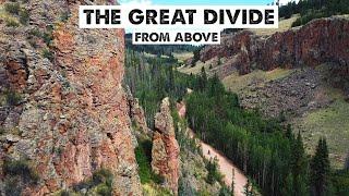 The Most Beautiful Drone Footage from the Great Divide Mountain Bike Route-Montana/Wyoming/Colorado