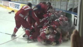 Чемпионат мира  по хоккею - Россия Канада - победный гол!