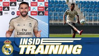 Training with Vinicius Jr. & Carvajal | “I'm happy and now it's time to train hard”