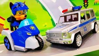 Мультики для детей. Щенячий патруль и Полицейские машинки в мультике – Кот на крыше. Мультфильмы