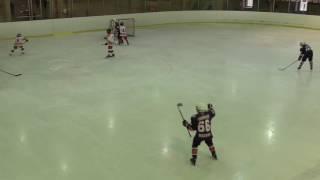 Детский хоккей - вратарь голы шайбы сэйвы (Ястребы - Марьино 2006)