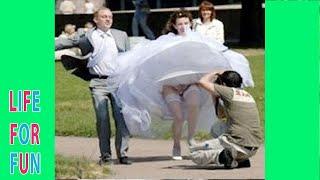 Смешные видео ● Смешные падения людей, подборка Приколы над людьми, Случай на свадьбе и такое бывает