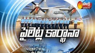 Ground Report on Dundigal Air Force Academy | 87th Indian Airforce Day Special | Sakshi TV