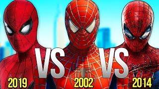 НОВЫЙ ЧЕЛОВЕК ПАУК VS ЧЕЛОВЕК ПАУК 2002 VS ЧЕЛОВЕК-ПАУК 2019 | СУПЕР РЭП БИТВА | Spiderman Movie