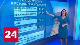 "Погода 24": Камчатка утонет в сугробах, а в Сибири потеплеет - Россия 24
