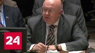 Небензя указал на недостатки американского проекта резолюции СБ ООН по Венесуэле - Россия 24