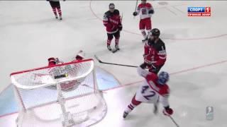 Хоккей Канада-Чехия 2 1 (гол сборной  чехии)