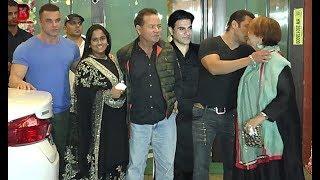 Khan Family: Salman Khan, Arbaaz, Sohail, Alvira Arrives At Arpita Khan Diwali Party