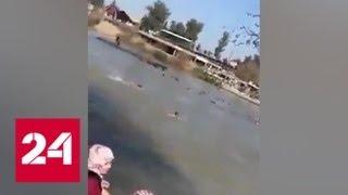 Трагедия на реке Тигр: 60 человек погибли, 30 спасены - Россия 24