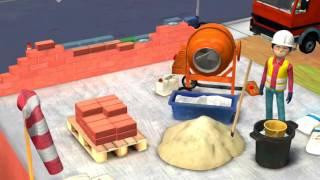 Мультфильмы для детей Маленькие строители Новые мультики 2016 про рабочие машины
