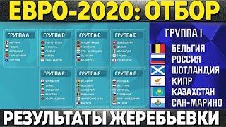 РЕЗУЛЬТАТЫ ЖЕРЕБЬЕВКИ ЧЕМПИОНАТА ЕВРОПЫ-2020! ГРУППА РОССИ В ОТБОРЕ ЕВРО-2020