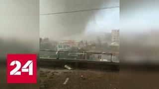 На китайский остров обрушился тайфун "Линглинг" - Россия 24