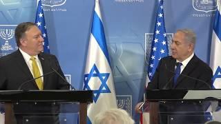 Pompeo meets Netanyahu in Israel  discuss Iran's presence in Syria Breaking News April 2018