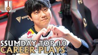 Ssumday Top 10 Career Plays | Lol esports
